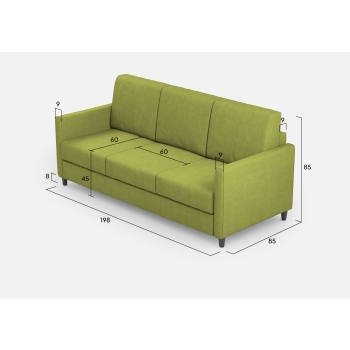 Divano Karay 3 posti di Ityhome