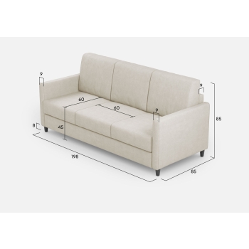 Divano Karay 3 posti di Ityhome