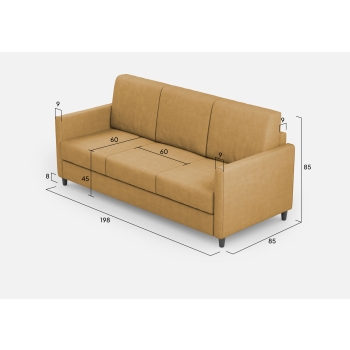 Divano Karay 3 posti di Ityhome