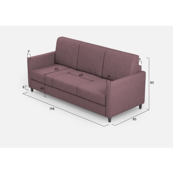 Divano Karay 3 posti di Ityhome