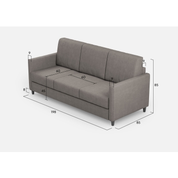 Divano Karay 3 posti di Ityhome