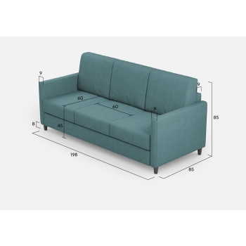 Divano Karay 3 posti di Ityhome