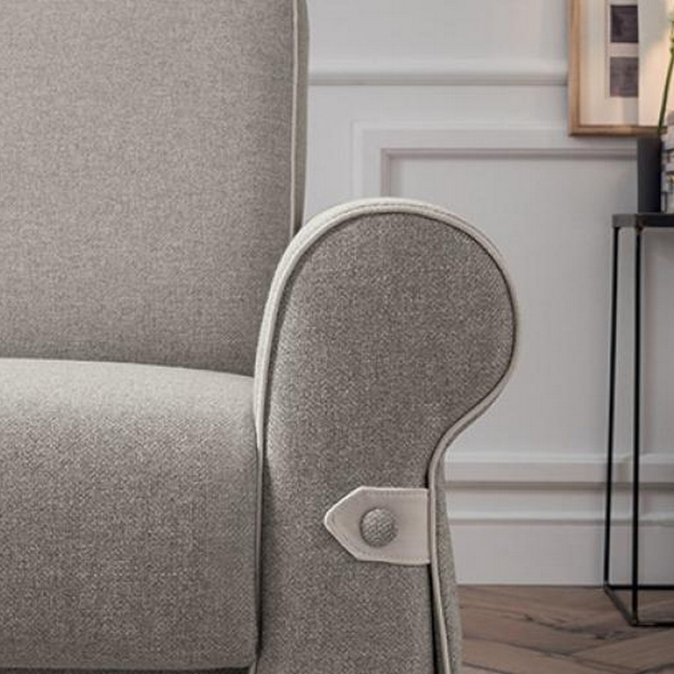 Divano letto Feel in ecopelle o tessuto