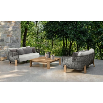 Divano Love Seat Argo Wood di Talenti