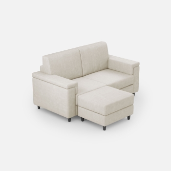 Divano Marrak 2 posti + pouf di Ityhome