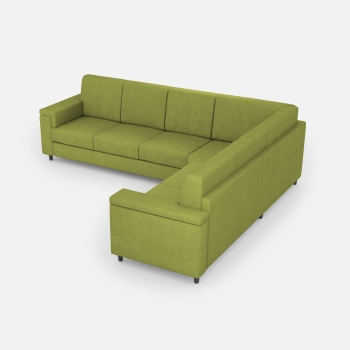 Divano Marrak 3 posti + angolo + 2 posti di Ityhome