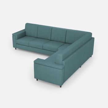 Divano Marrak 3 posti + angolo + 2 posti di Ityhome