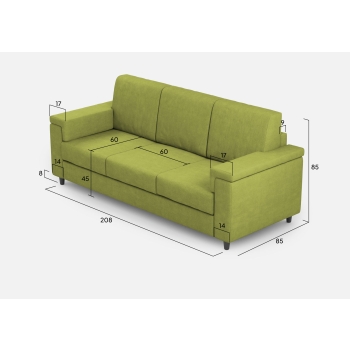 Divano Marrak 3 posti di Ityhome