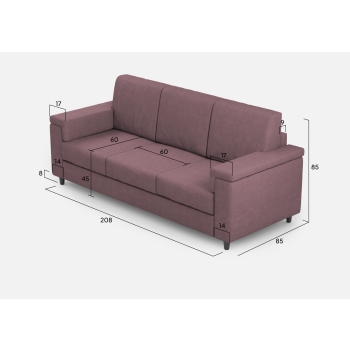 Divano Marrak 3 posti di Ityhome