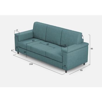 Divano Marrak 3 posti di Ityhome