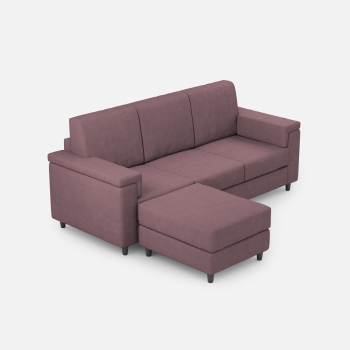 Divano Marrak 3 posti + pouf di Ityhome