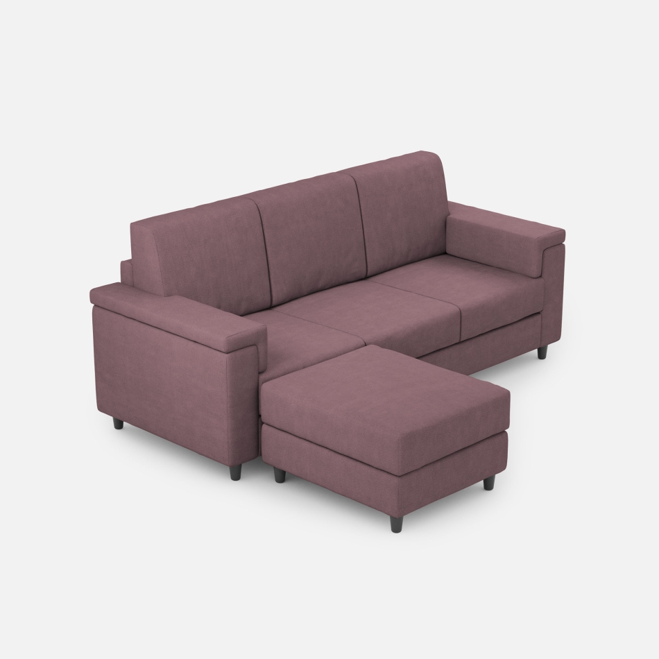Divano Marrak 3 posti + pouf di Ityhome