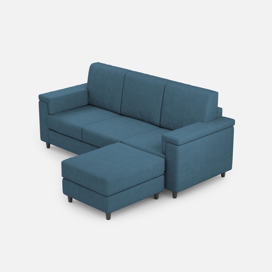 Divano Marrak 3 posti + pouf di Ityhome
