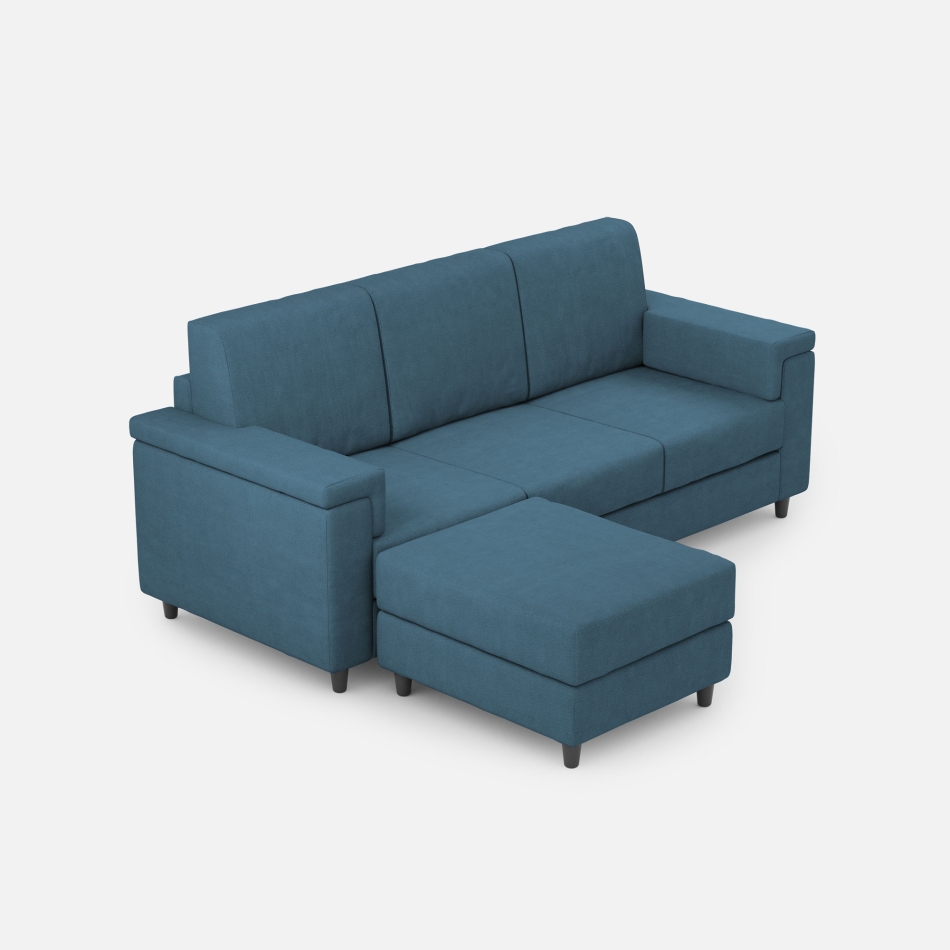 Divano Marrak 3 posti + pouf di Ityhome