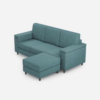 Divano Marrak 3 posti + pouf di Ityhome