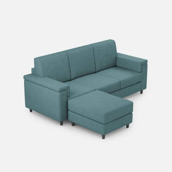 Divano Marrak 3 posti + pouf di Ityhome