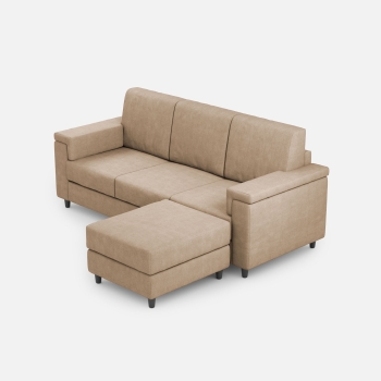 Divano Marrak 3 posti + pouf di Ityhome