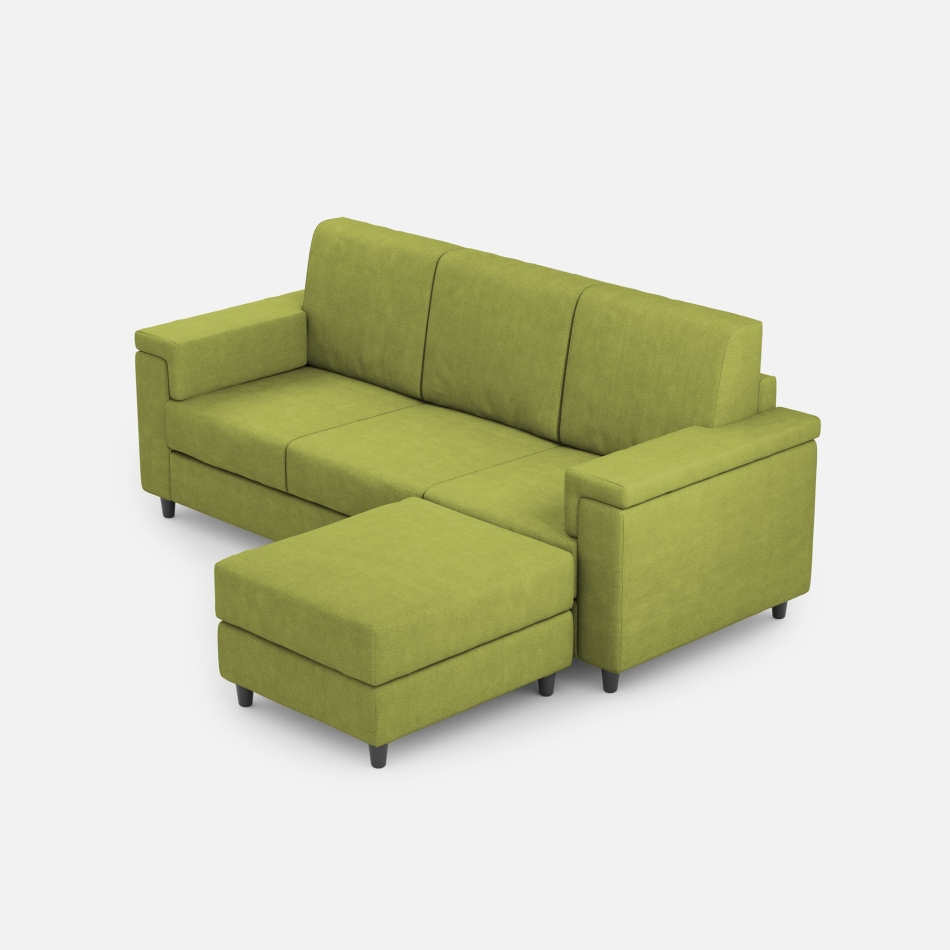 Divano Marrak 3 posti + pouf di Ityhome