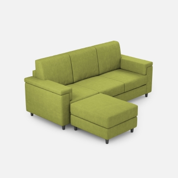 Divano Marrak 3 posti + pouf di Ityhome