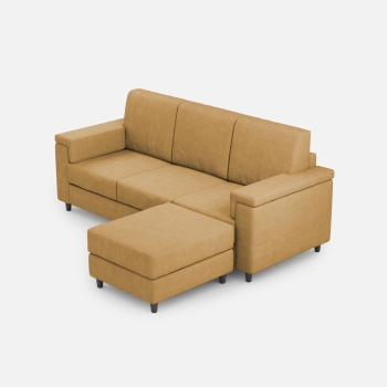Divano Marrak 3 posti + pouf di Ityhome