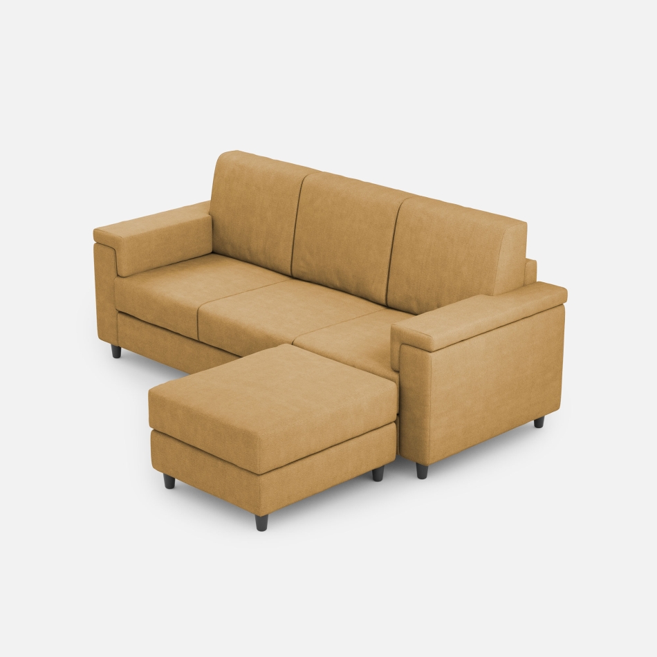 Divano Marrak 3 posti + pouf di Ityhome