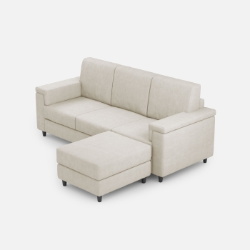 Divano Marrak 3 posti + pouf di Ityhome