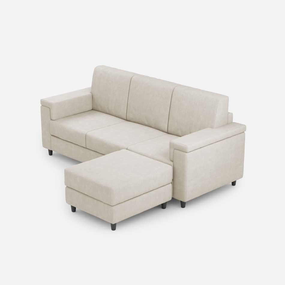 Divano Marrak 3 posti + pouf di Ityhome