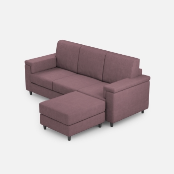 Divano Marrak 3 posti + pouf di Ityhome