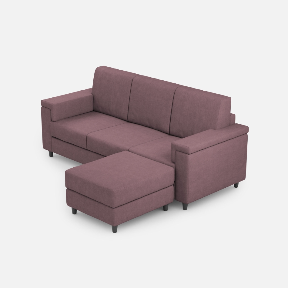 Divano Marrak 3 posti + pouf di Ityhome