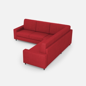 Divano Sakar 2 posti con angolo con divano 2 posti di Ityhome