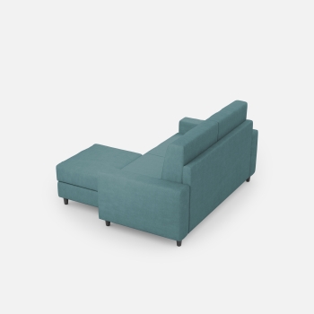 Divano Sakar 2 posti con pouf di Ityhome