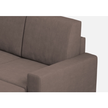 Divano Sakar 2 posti con pouf di Ityhome