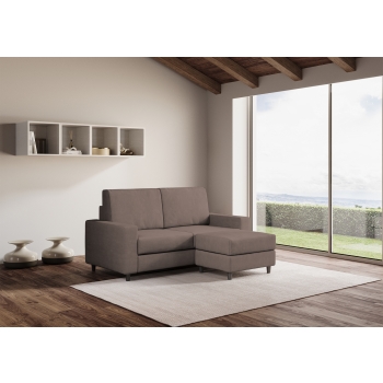 Divano Sakar 2 posti con pouf di Ityhome