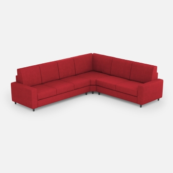 Divano Sakar 3 posti con angolo con divano 2 posti di Ityhome