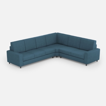 Divano Sakar 3 posti con angolo con divano 2 posti di Ityhome