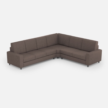 Divano Sakar 3 posti con angolo con divano 2 posti di Ityhome