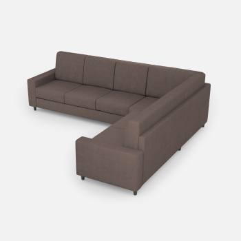 Divano Sakar 3 posti con angolo con divano 2 posti di Ityhome