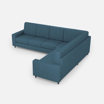 Divano Sakar 3 posti con angolo con divano 2 posti di Ityhome