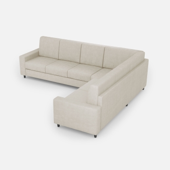 Divano Sakar 3 posti con angolo con divano 2 posti di Ityhome