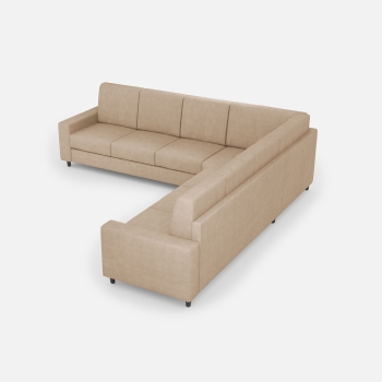 Divano Sakar 3 posti con angolo con divano 3 posti di Ityhome