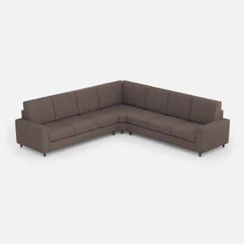 Divano Sakar 3 posti con angolo con divano 3 posti di Ityhome