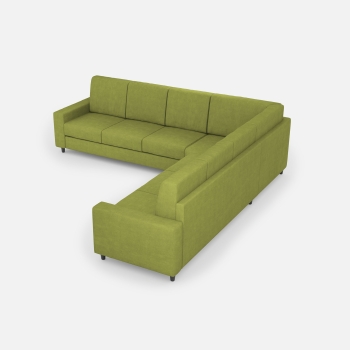 Divano Sakar 3 posti con angolo con divano 3 posti di Ityhome