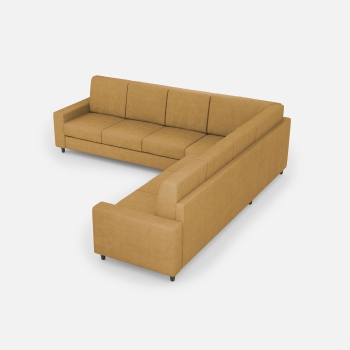 Divano Sakar 3 posti con angolo con divano 3 posti di Ityhome