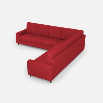 Divano Sakar 3 posti con angolo con divano 3 posti di Ityhome