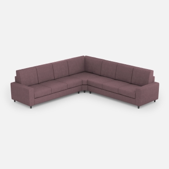 Divano Sakar 3 posti con angolo con divano 3 posti di Ityhome