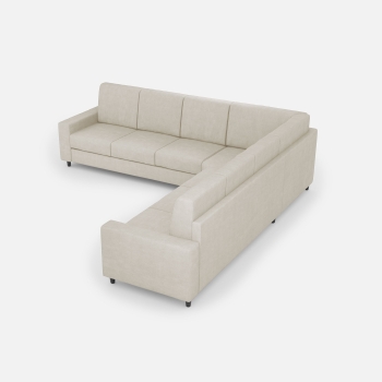 Divano Sakar 3 posti con angolo con divano 3 posti di Ityhome