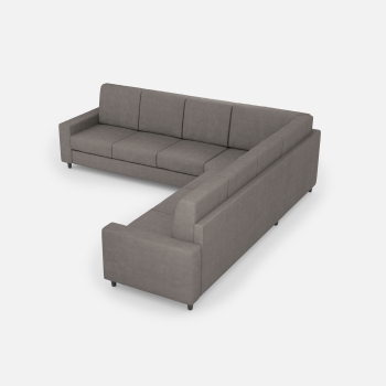 Divano Sakar 3 posti con angolo con divano 3 posti di Ityhome