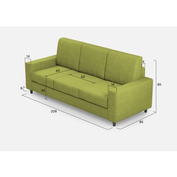 Divano Sakar 3 posti di Ityhome