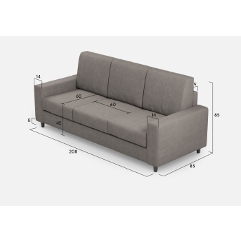 Divano Sakar 3 posti di Ityhome