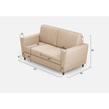 Divano Yasel 2 posti di Ityhome